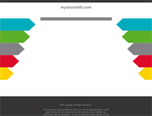 Tablet Screenshot of mydoctorbill.com